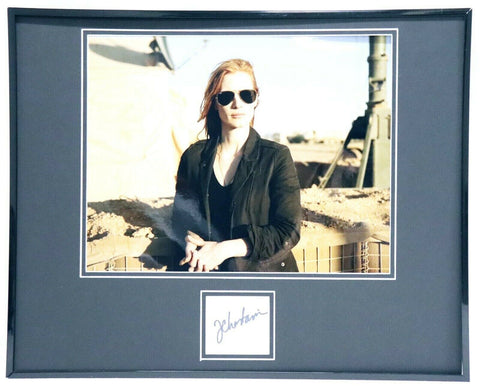 Jessica Chastain Signed Framed 16x20 Photo Display Zero Dark Thirty