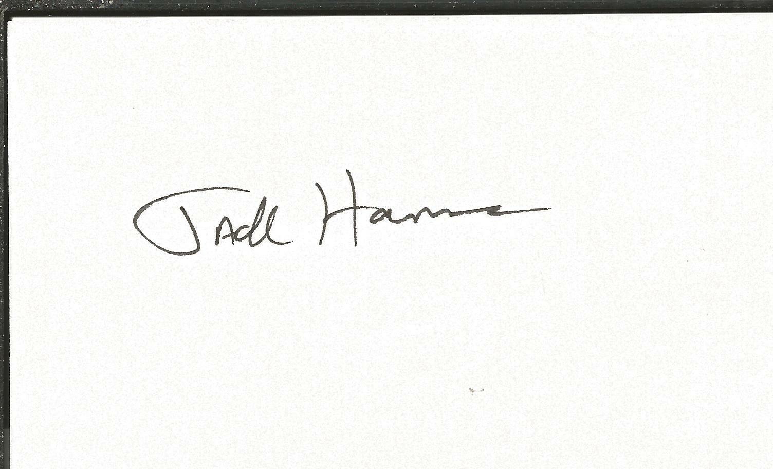 Jack Hanna Signed 3x5 Index Card Columbus Zoo