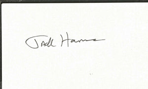 Jack Hanna Signed 3x5 Index Card Columbus Zoo