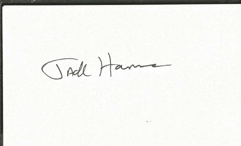 Jack Hanna Signed 3x5 Index Card Columbus Zoo