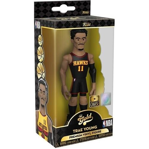 NEW SEALED 2022 Funko Gold NBA Hawks Trae Young 5" Action Figure CHASE