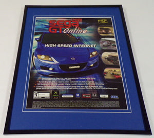 Sega GT Online 2004 XBox Framed 11x14 ORIGINAL Advertisement 