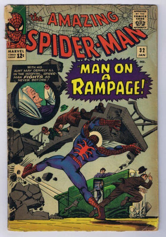 Amazing Spiderman #32 ORIGINAL Vintage 1966 Marvel Comics Dr Octopus