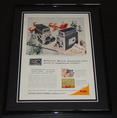 1959 Kodak Brownie Camera 11x14 Framed ORIGINAL Vintage Advertisement