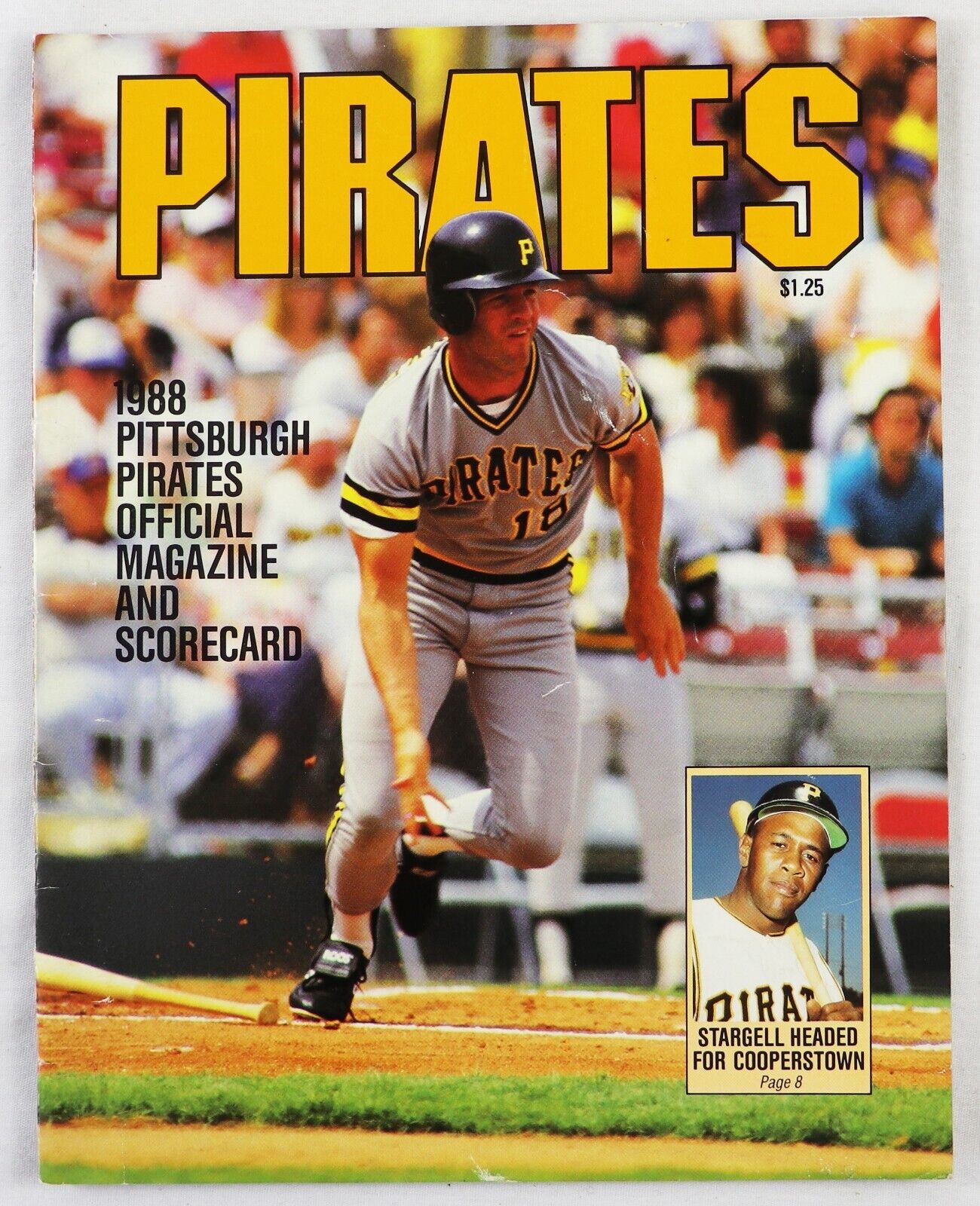 1988 Phillies @ Pittsburgh Pirates Scorebook Partial Scored Barry Bonds Schmidt