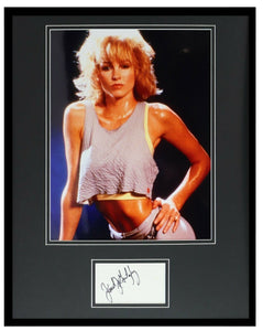 Janet Jones Gretzky Signed Framed 16x20 Photo Display 