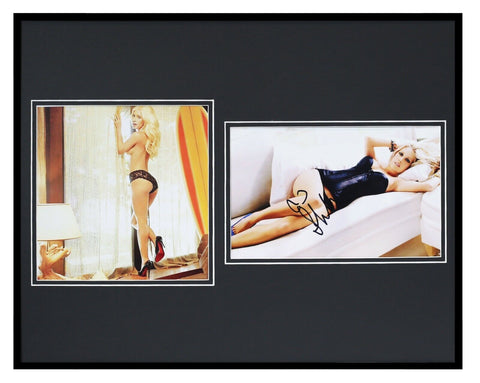 Heidi Montag Signed Framed 16x20 Lingerie Photo Set The Hills 