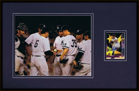 Mike Mussina Signed Framed 11x17 Photo Display Yankees Orioles