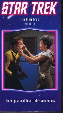 Star Trek Episode 6 The Man Trap VINTAGE VHS Cassette  