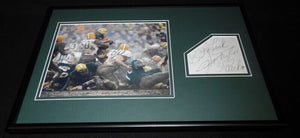 Jim Taylor Signed Framed 12x18 Photo Display Green Bay Packers