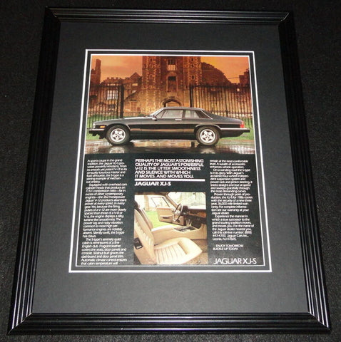 1985 Jaguar XJ-S Framed 11x14 ORIGINAL Advertisement 