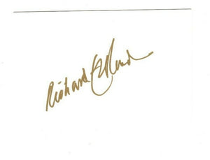 Richard Edlund Signed 3.5x5 Index Card Star Wars Ghostbusters Poltergiest ILM 