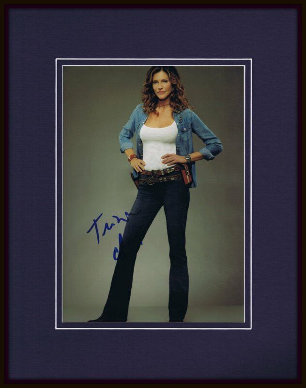 Tricia Helfer Signed Framed 11x14 Photo Display AW Killer Women