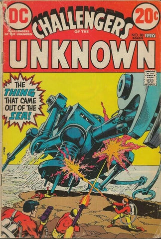 Challengers of the Unknown #80 ORIGINAL Vintage 1973 DC Comics 