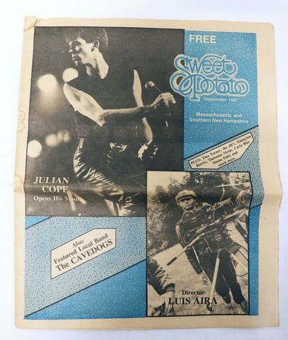 ORIGINAL Vintage Sep 1987 Sweet Potato Magazine Massachusetts Julian Cope