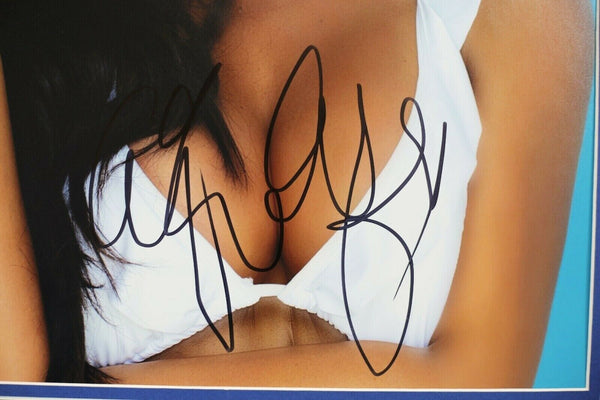 Abigail Ratchford Signed Framed 16x20 White Bikini Photo Display AW