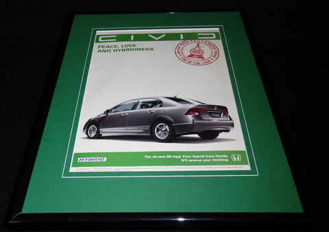 2005 Honda Civic 11x14 Framed ORIGINAL Vintage Advertisement 