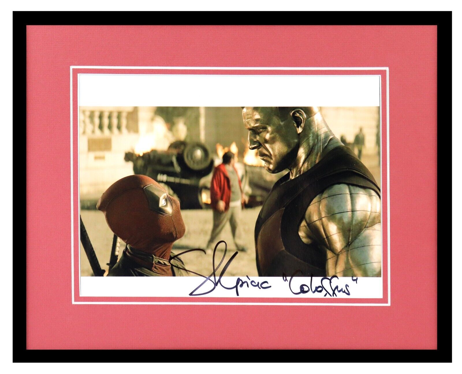 Stefan Kapicic Signed Framed 11x14 Photo Display AW Colossus X-Men