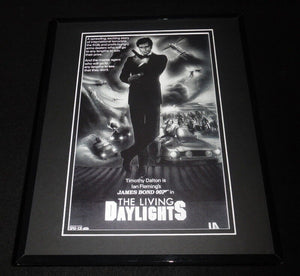 The Living Daylights James Bond Framed 11x14 Repro Poster Display T Dalton