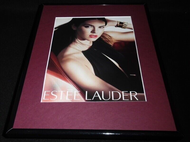 Kendall Jenner 2015 Estee Lauder Framed 11x14 ORIGINAL Advertisement C