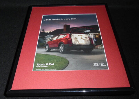 2014 Toyota Rav4 Framed 11x14 ORIGINAL Vintage Advertisement