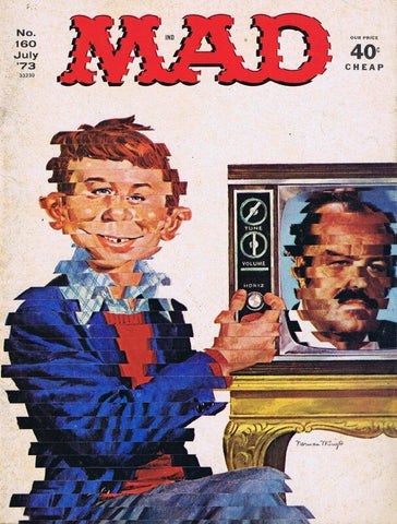 ORIGINAL Vintage 1973 Mad Magazine #160 William Conrad