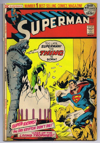 Superman #251 ORIGINAL Vintage 1972 DC Comics 