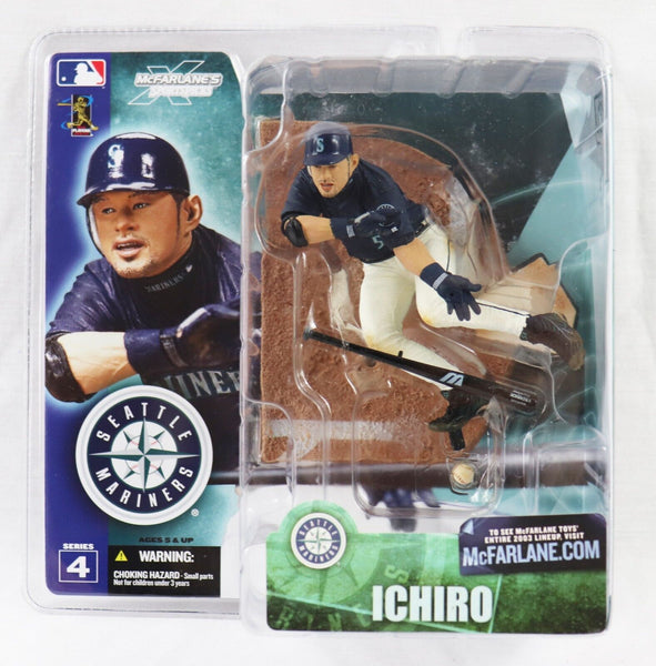 VINTAGE 2003 McFarlane Series 4 Ichiro Suzuki Action Figure Mariners