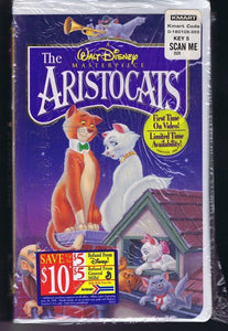 Disney The Aristocats VINTAGE VHS Cassette Clamshell Box