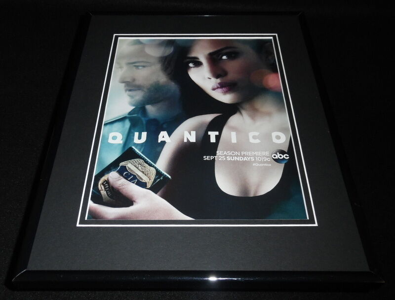 Quantico 2016 ABC 11x14 Framed ORIGINAL Advertisement Priyanka Chopra 