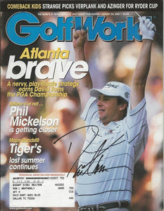 David Toms Signed 2001 Golf World Full Magazine