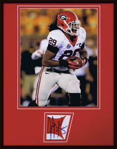 Jarvis Jones Signed Framed 11x14 Photo Display UGA Georgia