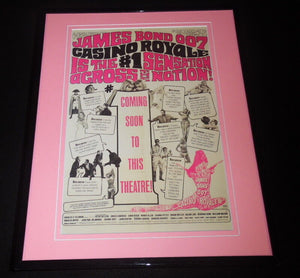 Casino Royale James Bond Framed 11x14 Repro Poster Display David Niven