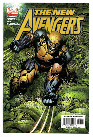 New Avengers #5 VINTAGE 2005 Marvel Comics Wolverine