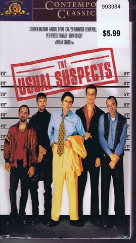 Usual Suspects VINTAGE SEALED VHS Kevin Spacey Benicio Del Toro