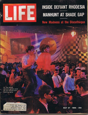 ORIGINAL Vintage Life Magazine May 27 1966 Discotheque