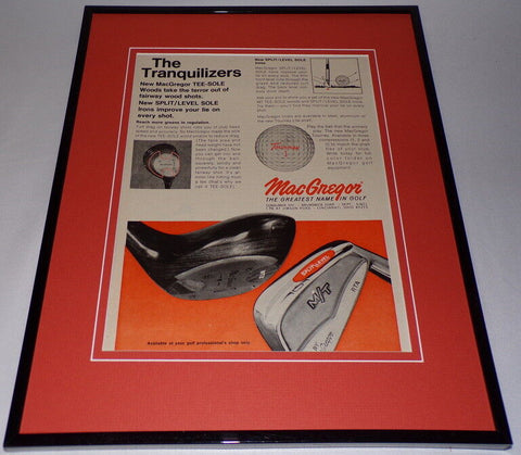 1970 Macgregor Tee Sole Woods 11x14 Framed ORIGINAL Advertisement 