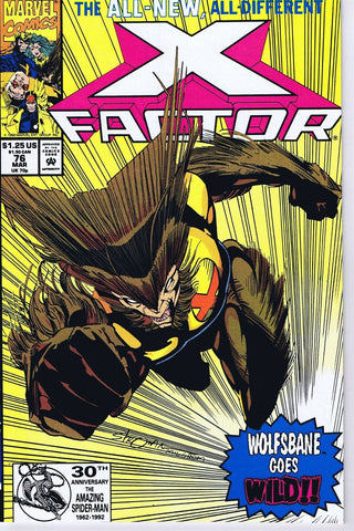 X Factor #76 ORIGINAL Vintage 1992 Marvel Comics 