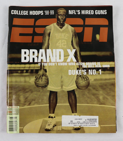 VINTAGE Nov 30 1998 ESPN The Magazine Elton Brand Duke