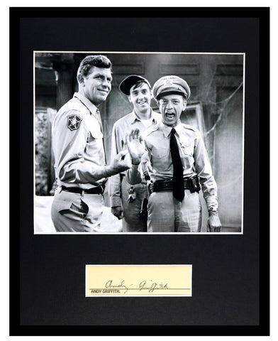 Andy Griffith Signed Framed 11x14 Photo Display AW w/ Knotts & Nabors