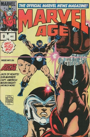 Marvel Age #9 ORIGINAL Vintage 1983 Marvel Comics 