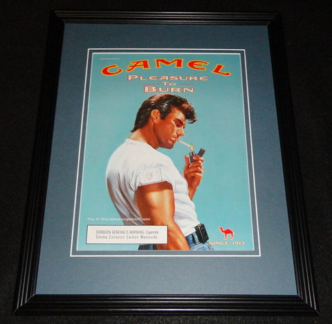 2000 Camel Cigarettes Framed 11x14 ORIGINAL Advertisement Pleasure to Burn