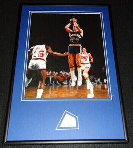 Rick Barry Signed Framed 12x18 Photo Display JSA Warriors