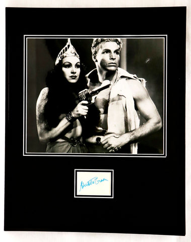 Buster Crabbe Signed Framed 16x20 Photo Display JSA Flash Gordon 