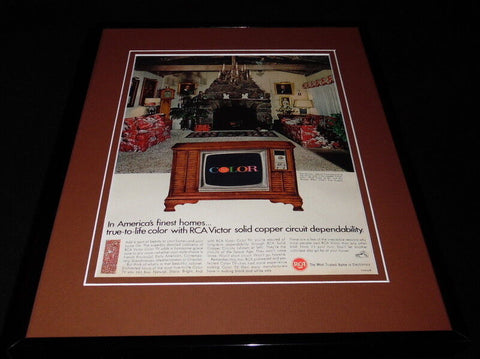 1966 RCA Victor TV Framed 11x14 ORIGINAL Vintage Advertisement