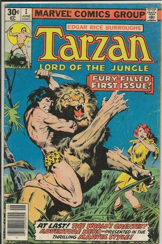 Tarzan #1 ORIGINAL Vintage 1977 Marvel Comics 