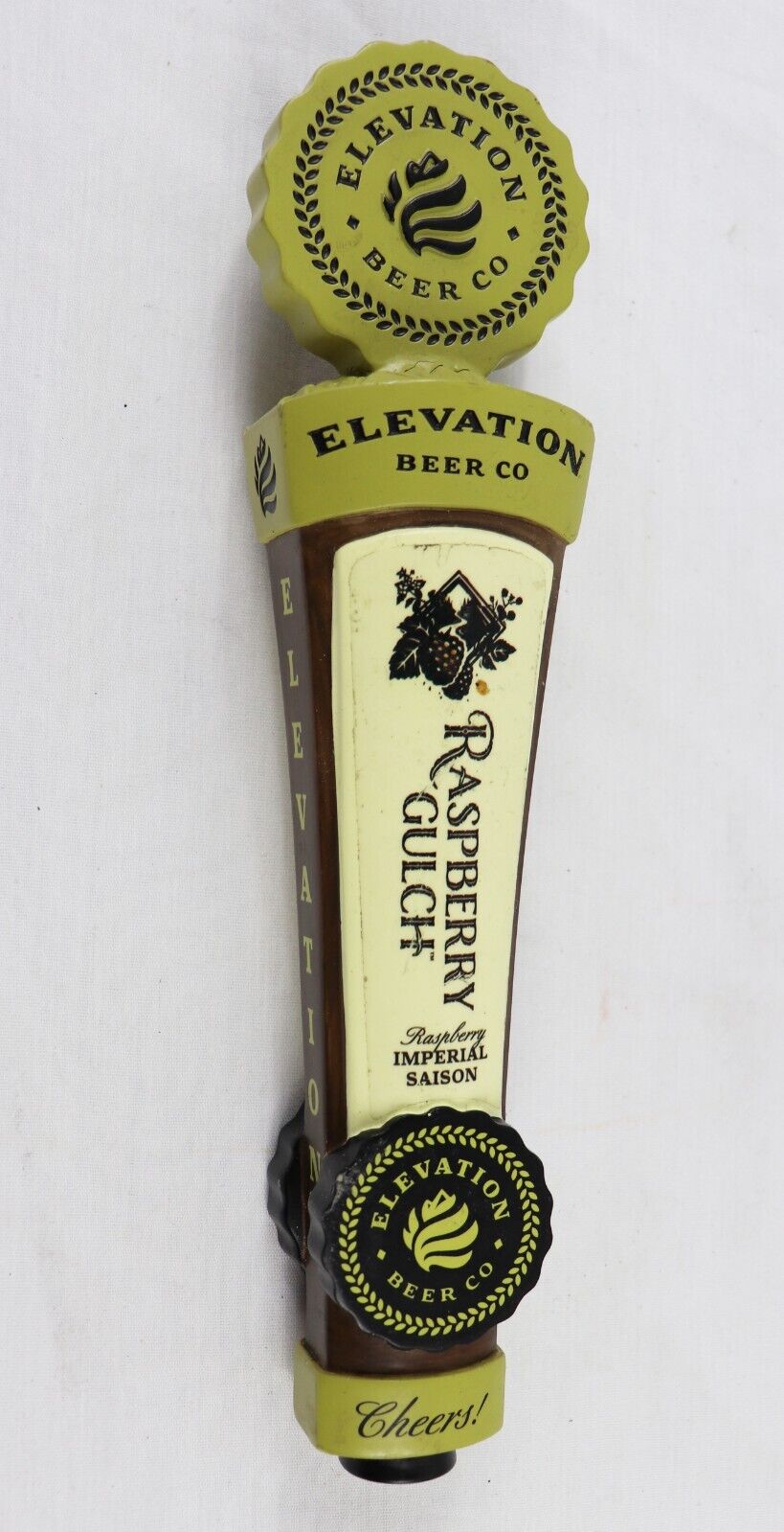 Elevation Beer Co Raspberry Gulch Keg Tap Handle