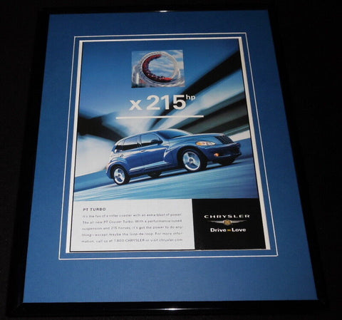 2002 Chrysler PT Turbo 11x14 Framed ORIGINAL Advertisement