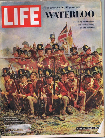 ORIGINAL Vintage Life Magazine June 11 1965 Waterloo