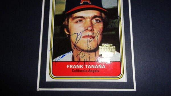 Frank Tanana Signed Framed 11x17 Photo Display Tigers